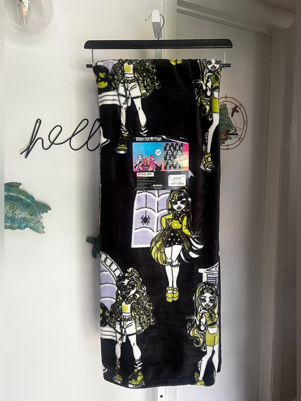 NEW Monster High Halloween Throw Blanket 50”x70” 2026 VIRAL
